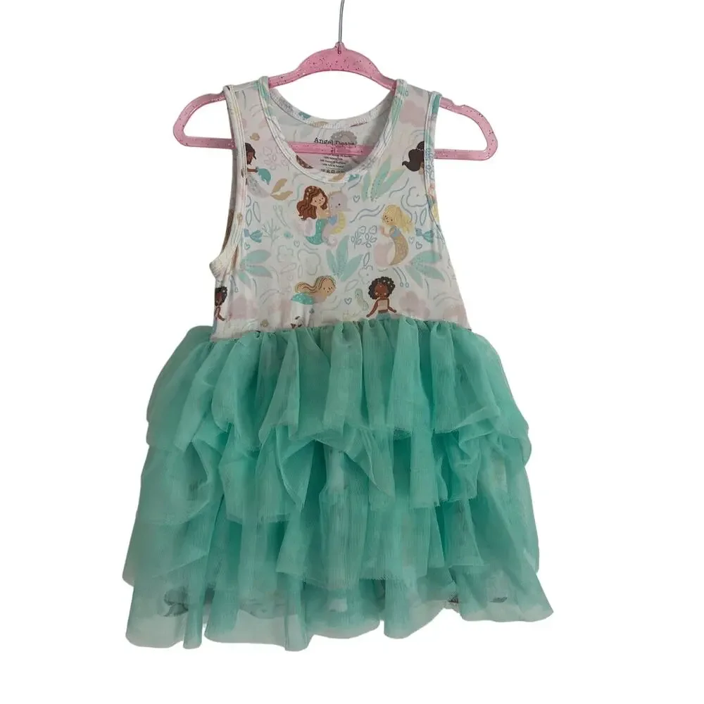 Angel Dear Twirly Tank Tutu Dress, Magical Mermaids Size 2T